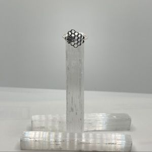 LAST ONE! NEW! 925 Sterling Silver Honeycomb Ring.